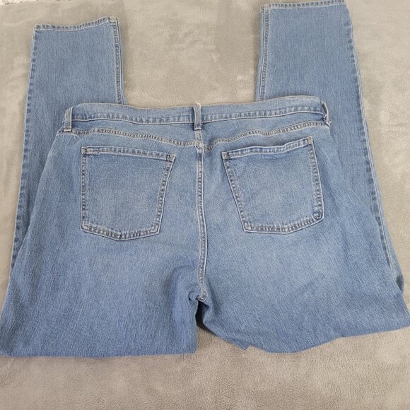 Old Navy Womens Jeans 18 Tall Wow Boyfriend Medium Blue Denim Wash SL53E - Picture 5 of 9